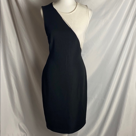 Jennifer Lopez Dresses & Skirts - Jennifer Lopez Black/White Cutout Stretch Dress